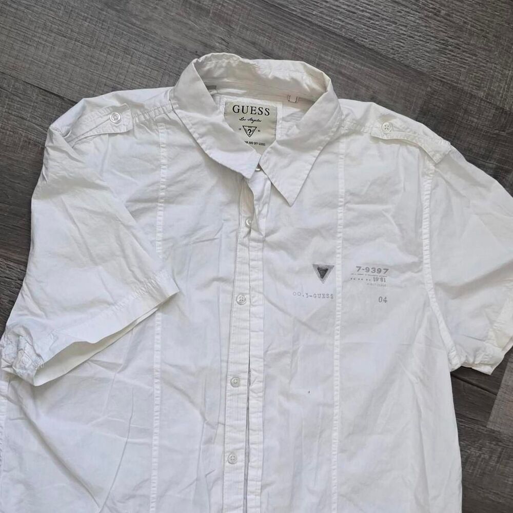 Guess Men's White Shirt